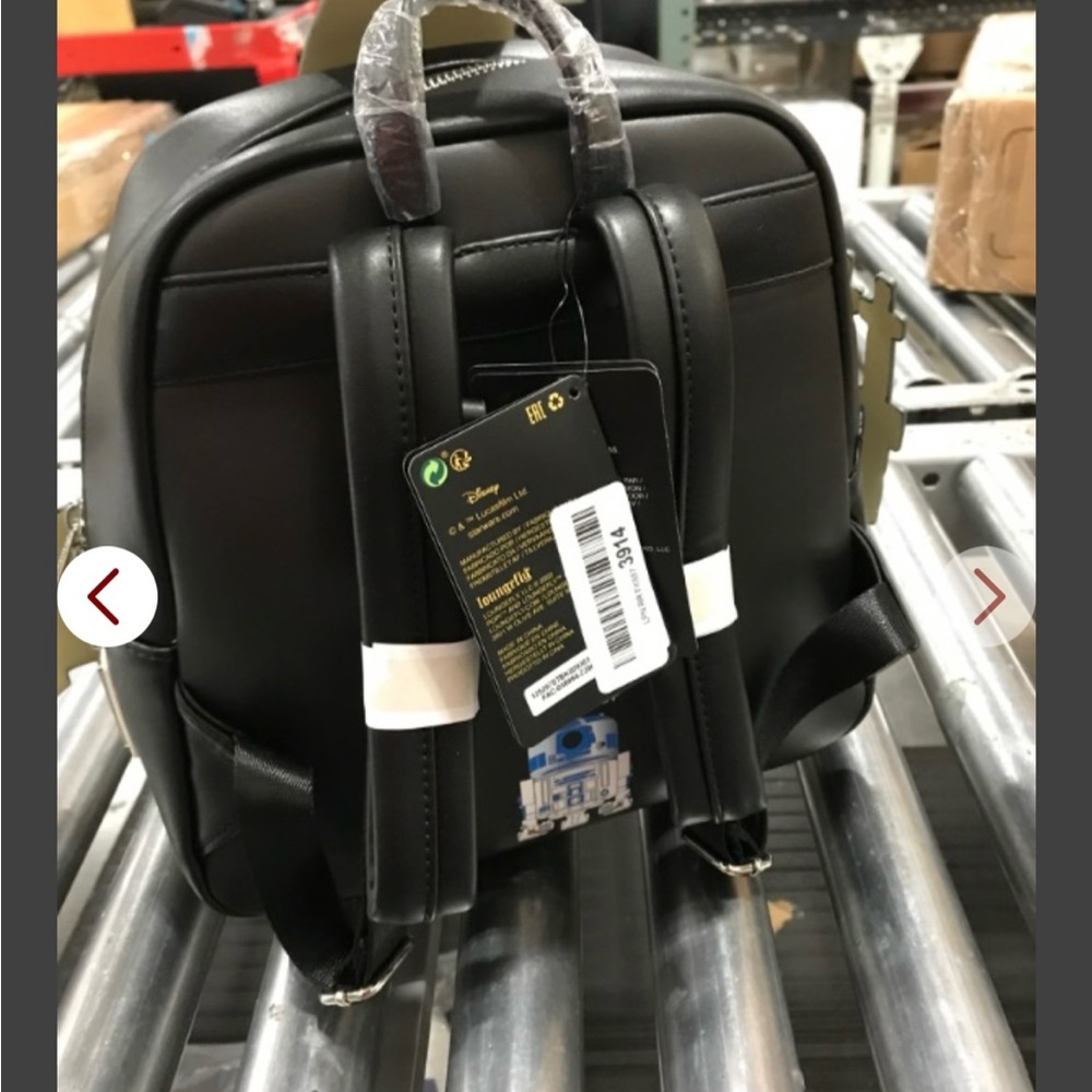 LOUNGEFLY Star Wars Celebration X-WING R2D2 MINI BACKPACK *BAG ONLY please read - Picture 2 of 3